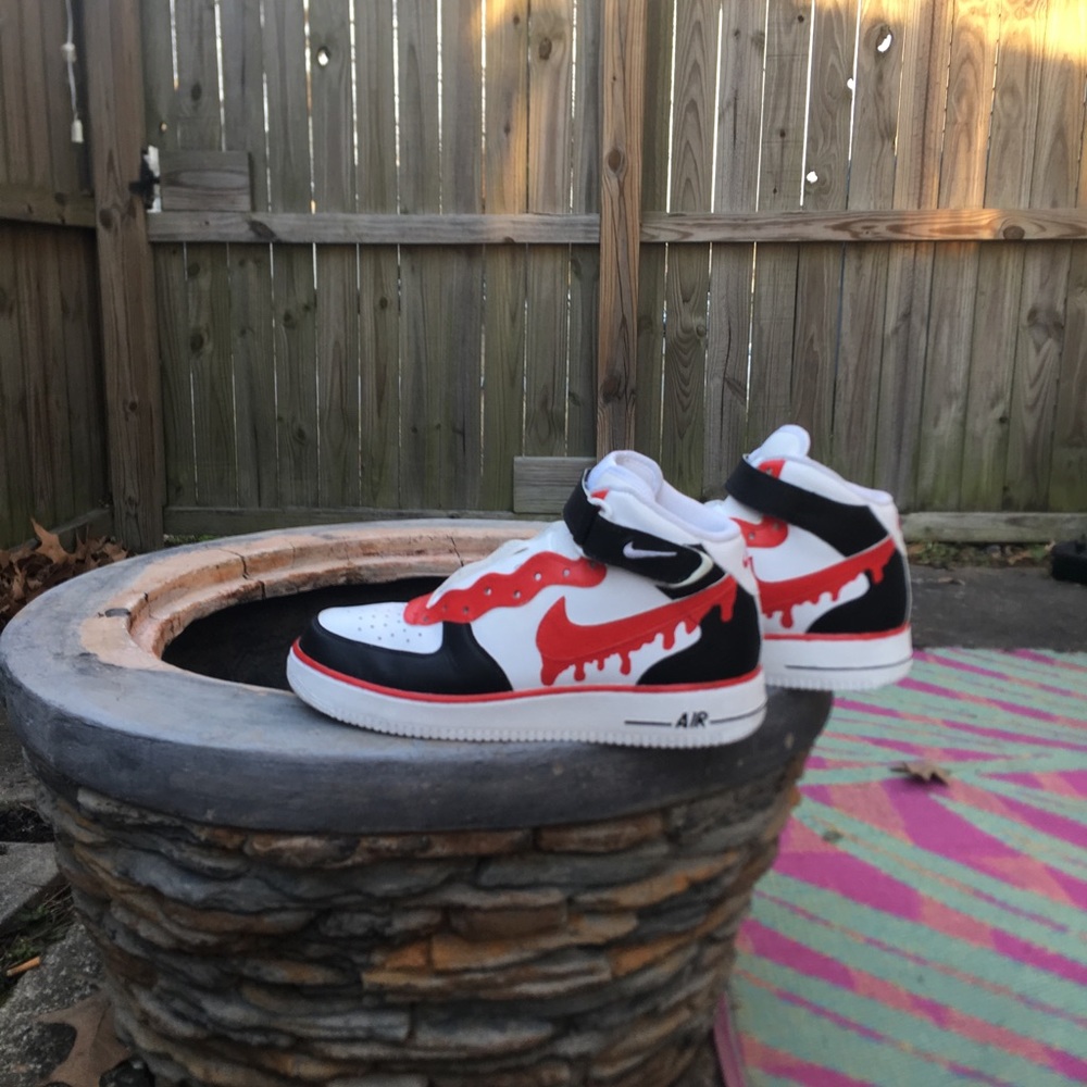 Custom Air Force ones hand painted